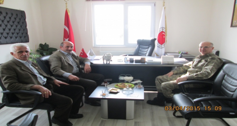 İl Jandarma Alay Komutanı Albay Erkan ALACAKURT dan ziyaret