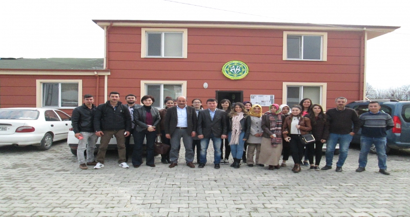 Gazi Osman Paşa Üniversitesi Ziraat fakültesi tarım ekonomisi bölümü öğrencilerinin birliğimize ziyareti
